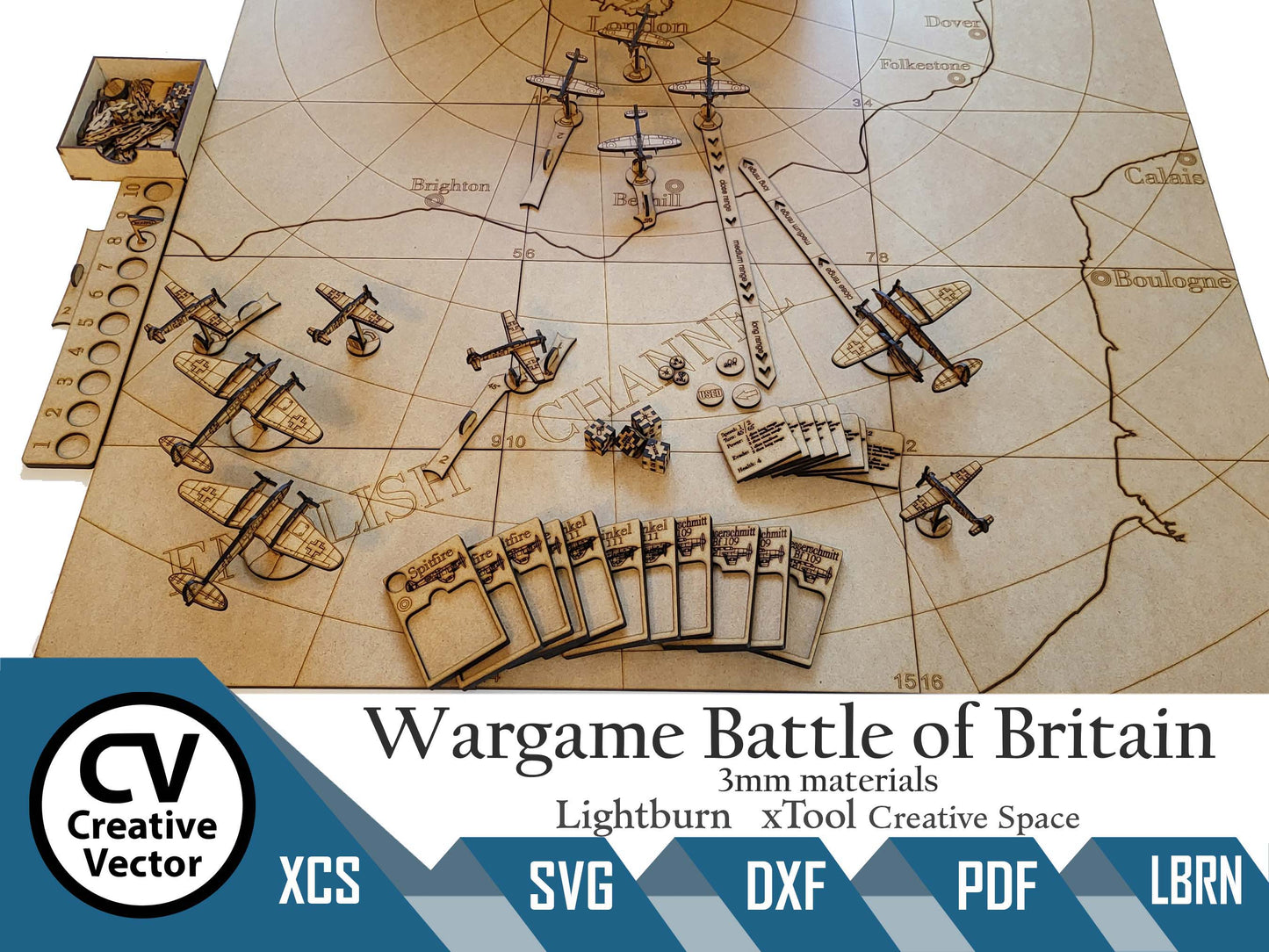 Project for laser cut - WARGAME BATTLE of BRITAIN