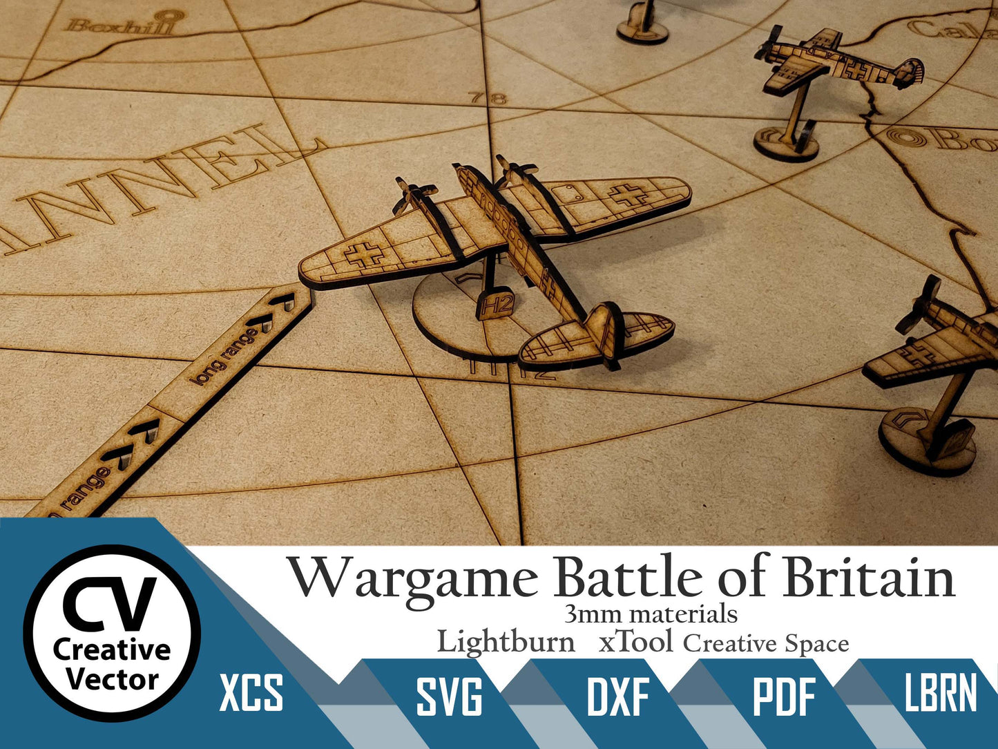 Project for laser cut - WARGAME BATTLE of BRITAIN