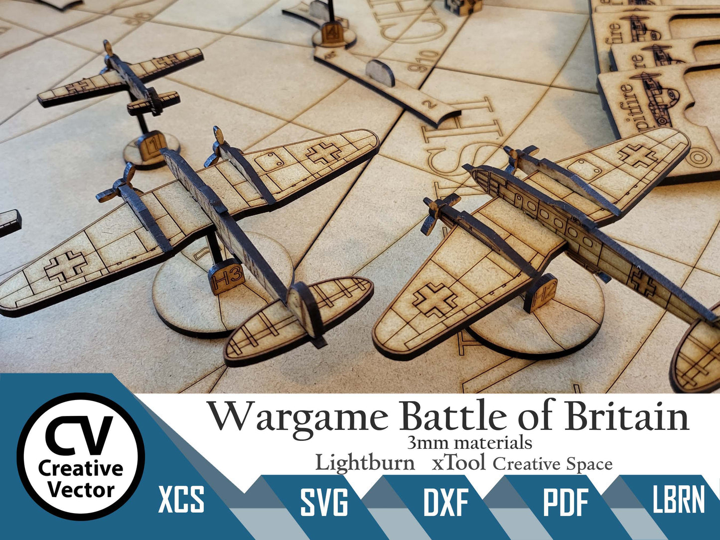 Project for laser cut - WARGAME BATTLE of BRITAIN