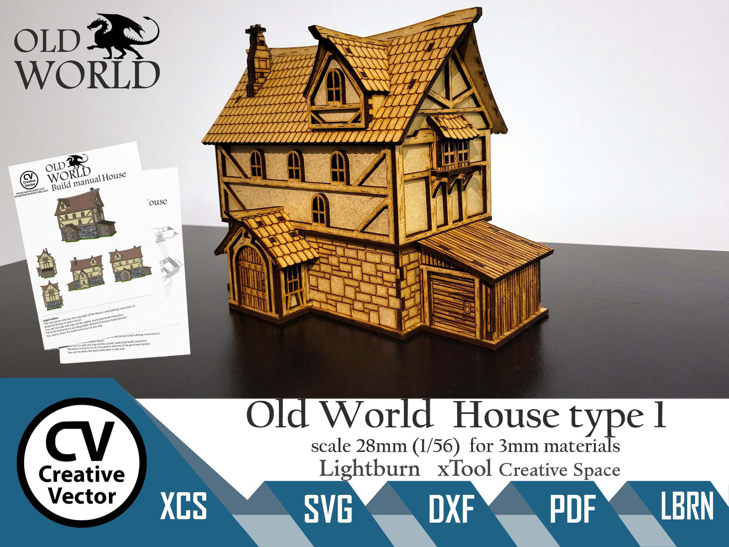 The Old World Tavern in scale 28 mm