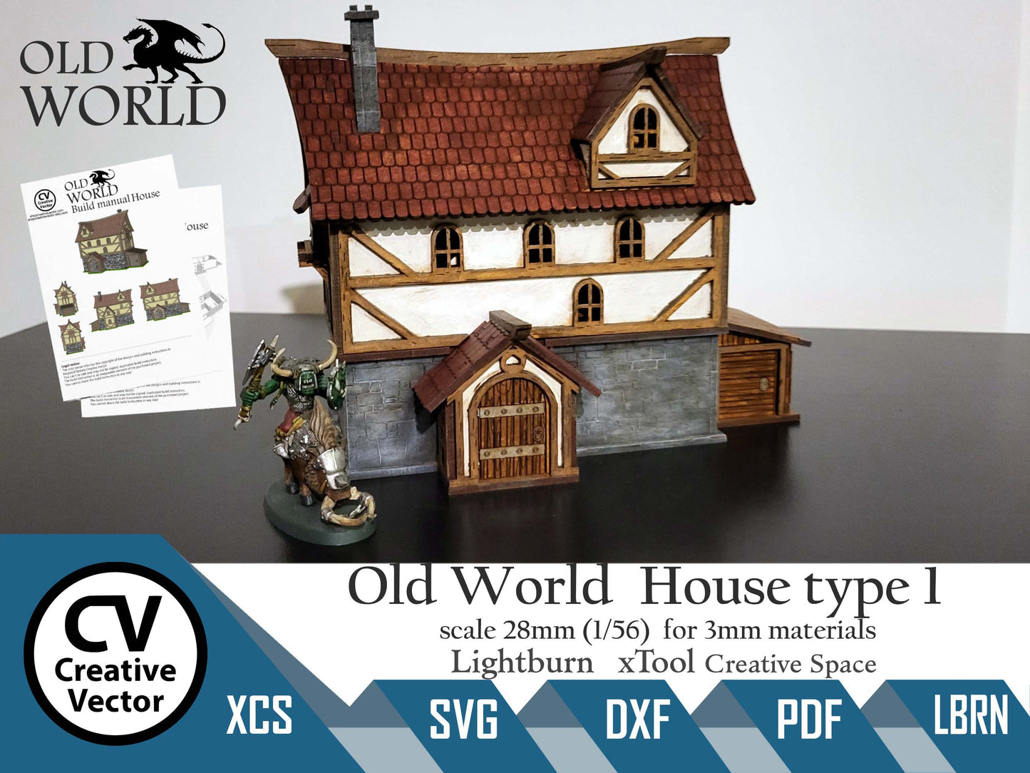 The Old World Tavern in scale 28 mm