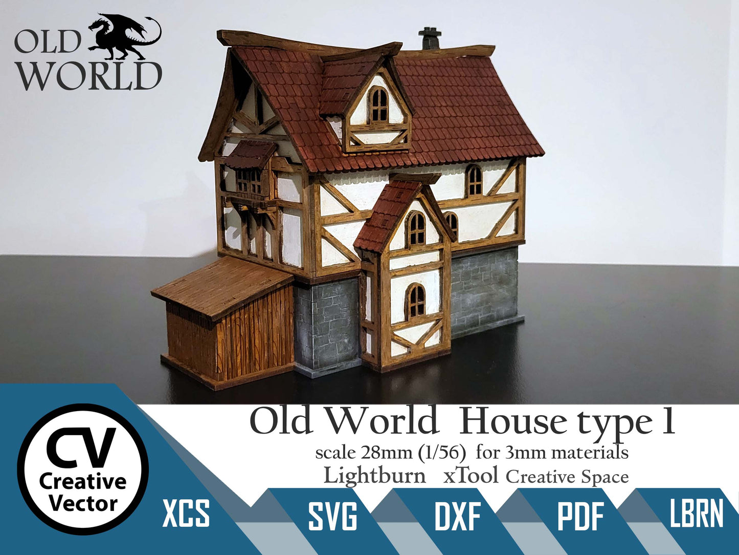The Old World Tavern in scale 28 mm