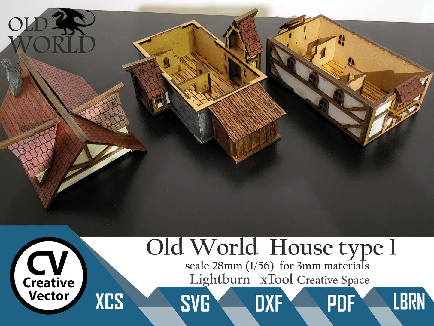 The Old World Tavern in scale 28 mm
