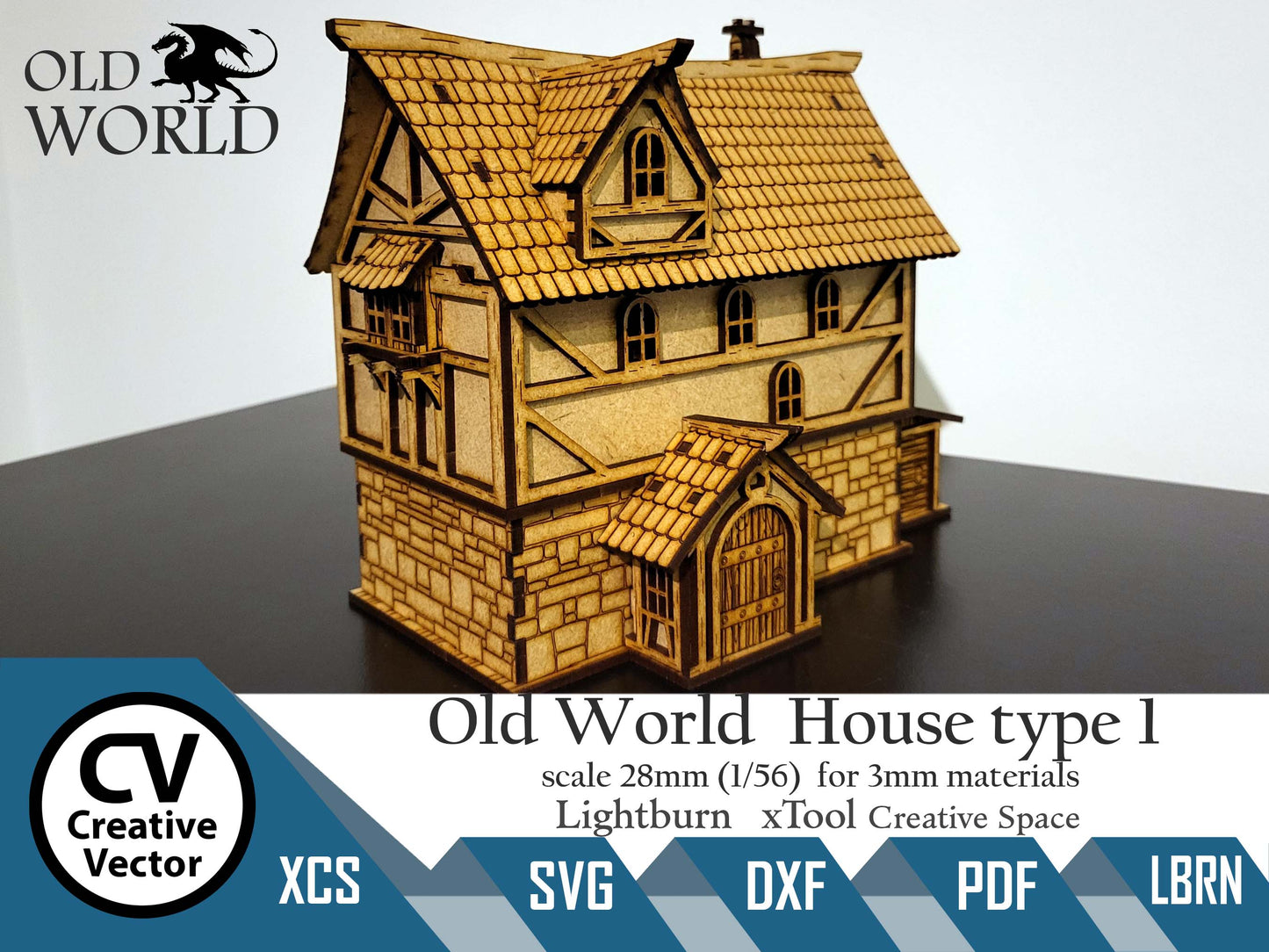The Old World Tavern in scale 28 mm