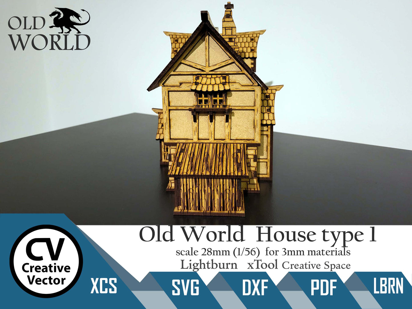 The Old World Tavern in scale 28 mm