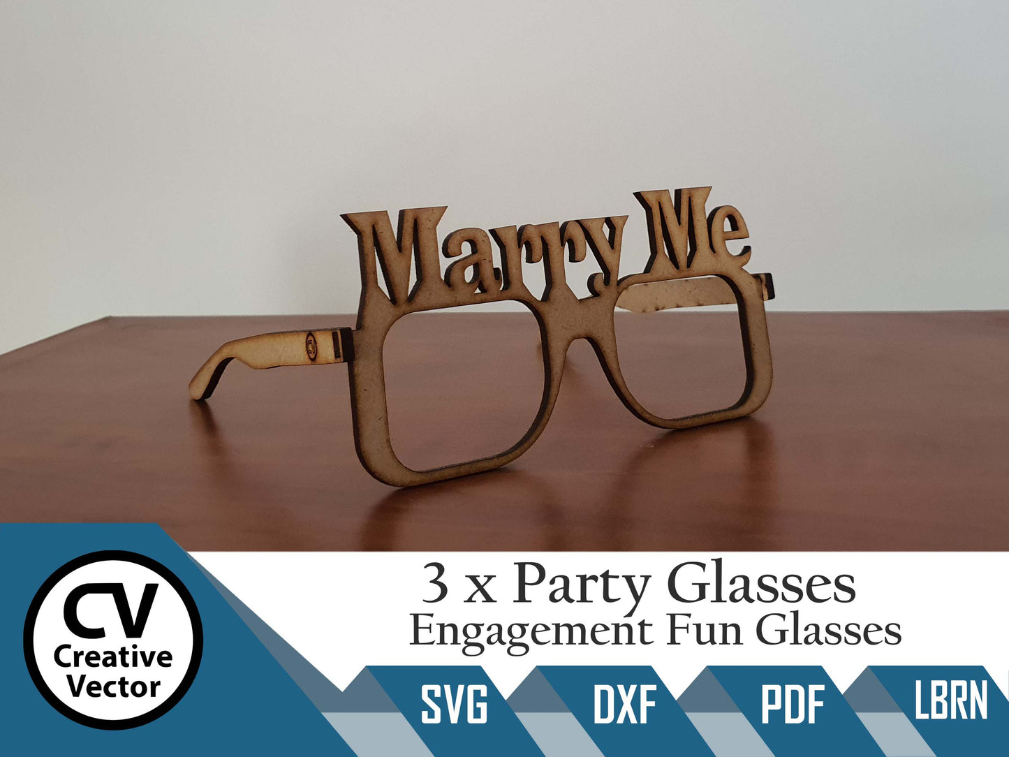 3 x Projects Engagement Fun Glasses