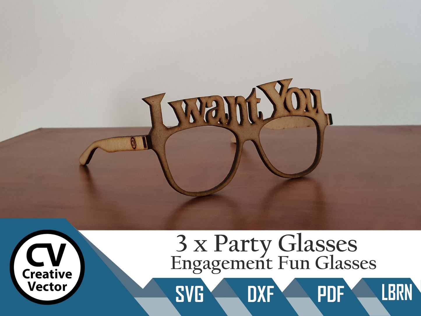 3 x Projects Engagement Fun Glasses