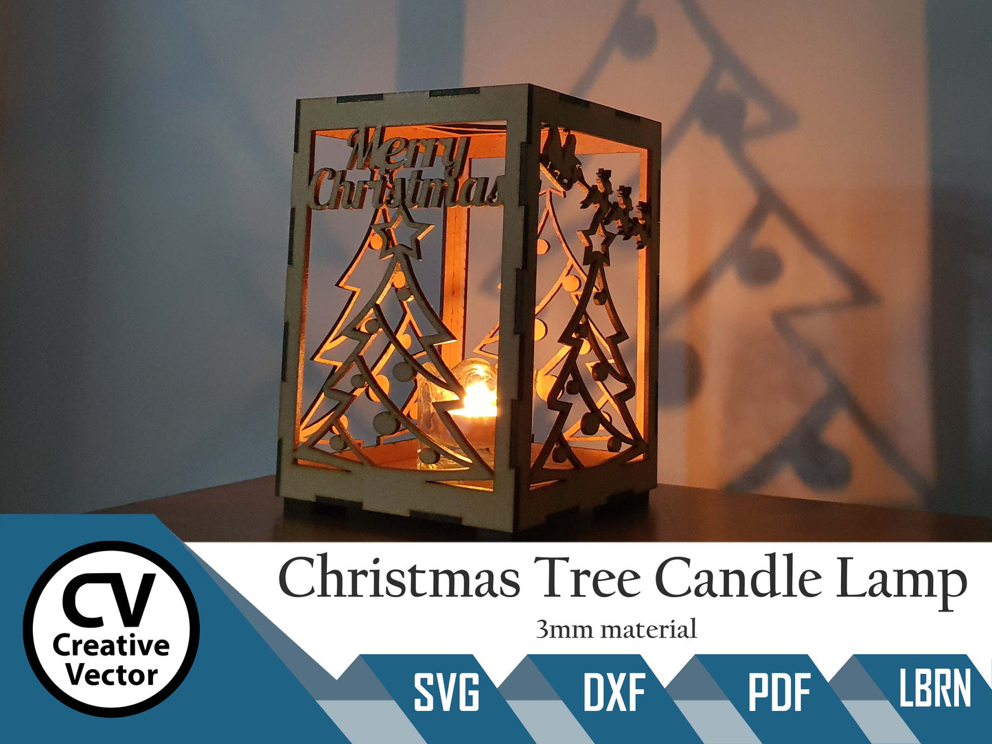 Christmas Tree Candle Lamp
