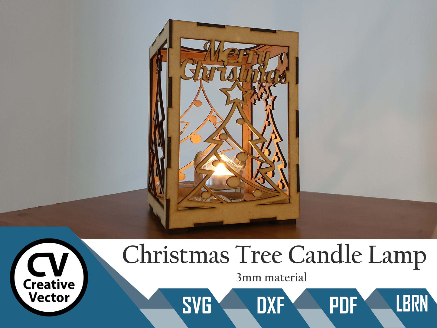 Christmas Tree Candle Lamp