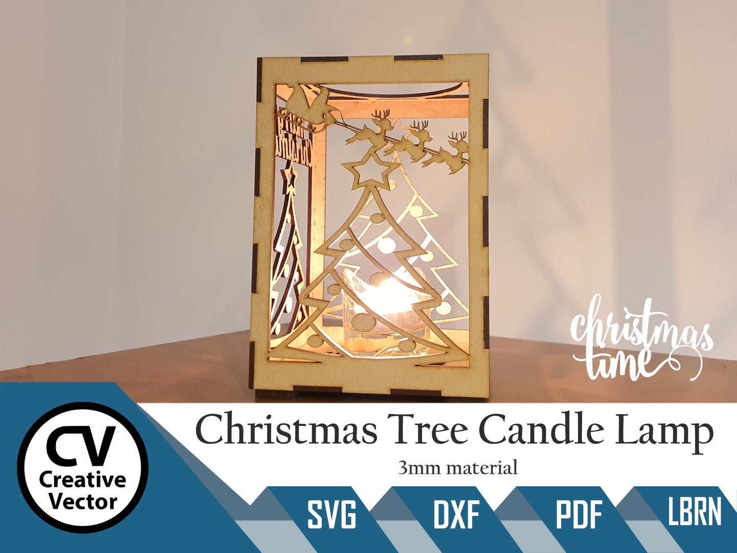 Christmas Tree Candle Lamp