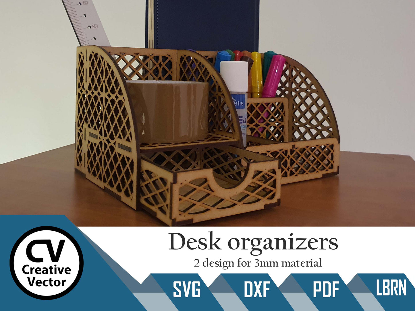 Desk organizers 2 designs