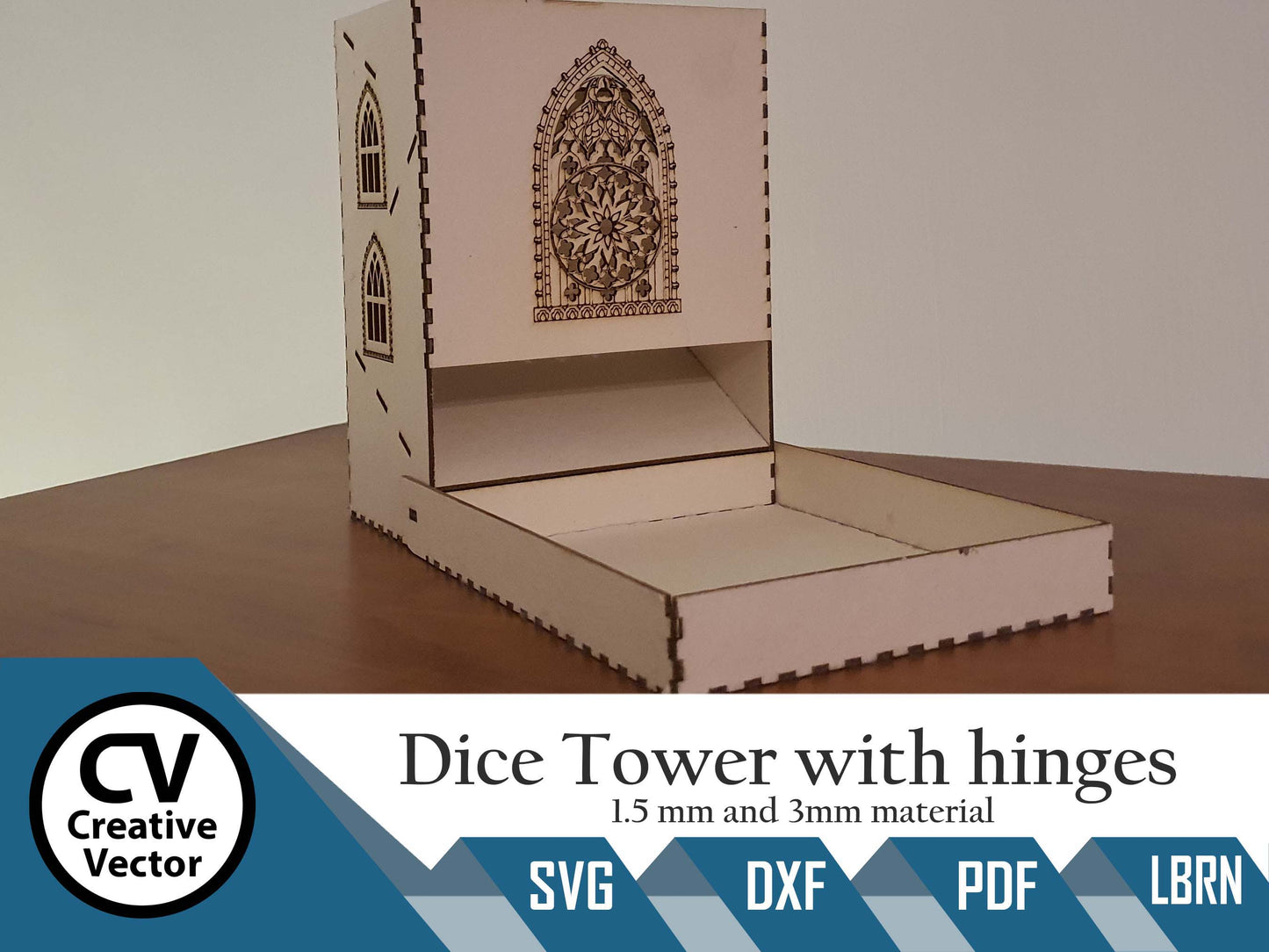 Dice Tower with hinges