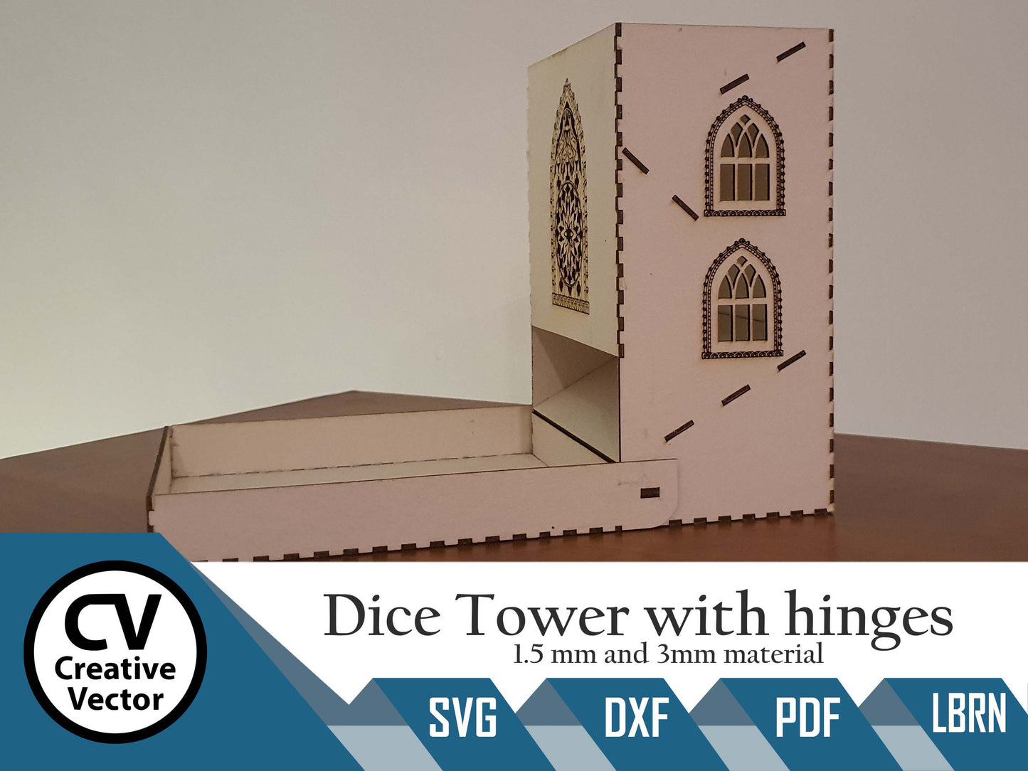 Dice Tower with hinges