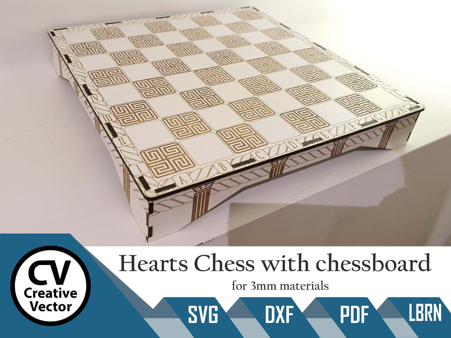Hearts Chess with chessboard