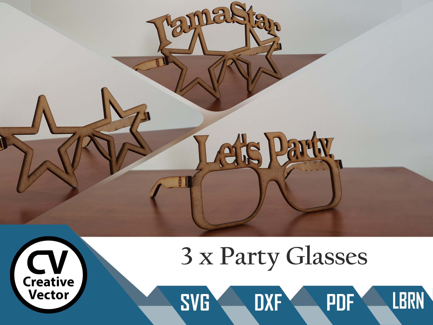 3 x Projects Party Glasses vol1