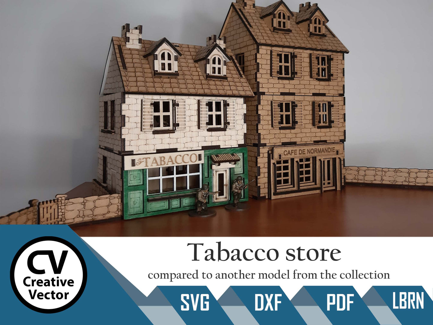 TABACCO Store in scale 28mm for game Bolt Action