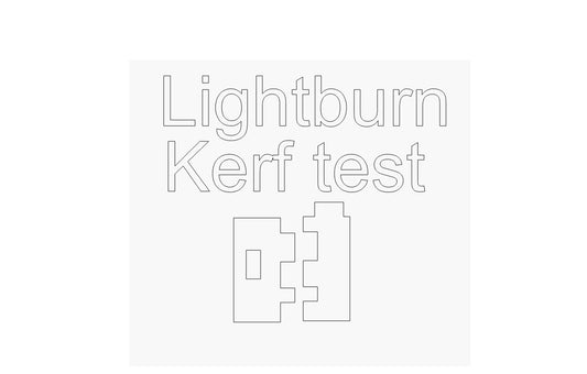Use Lightburn? If you have trouble fitting items because they are too tight or too loose.