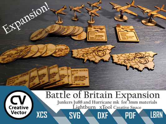 Project for laser cut -Expansion for WARGAME BATTLE of BRITAIN