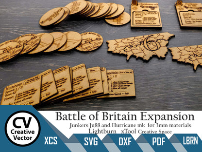 Project for laser cut -Expansion for WARGAME BATTLE of BRITAIN
