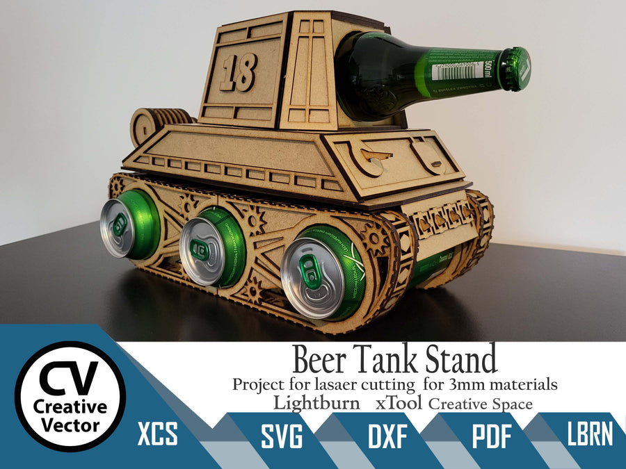 Beer Tank Stand for laser cutting Gift
