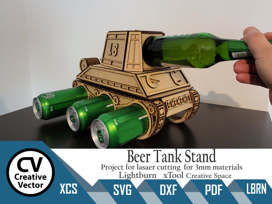 Beer Tank Stand for laser cutting Gift