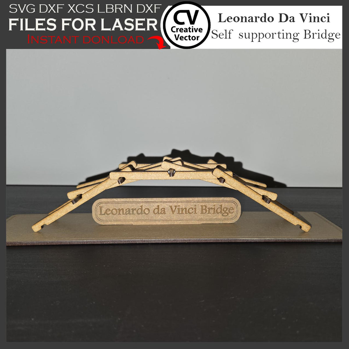 Self supporting Bridge Leonardo Da Vinci