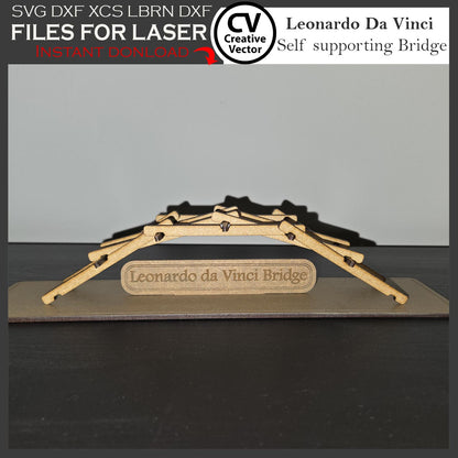 Self supporting Bridge Leonardo Da Vinci