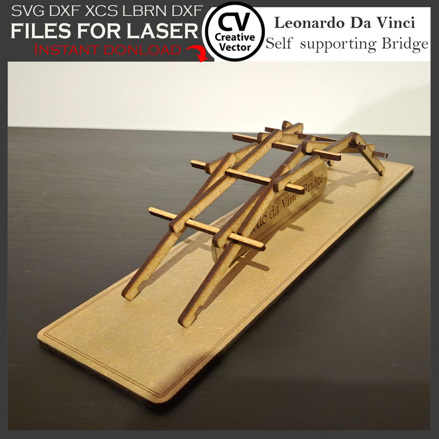 Self supporting Bridge Leonardo Da Vinci