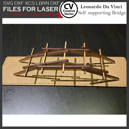 Self supporting Bridge Leonardo Da Vinci