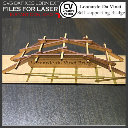 Self supporting Bridge Leonardo Da Vinci
