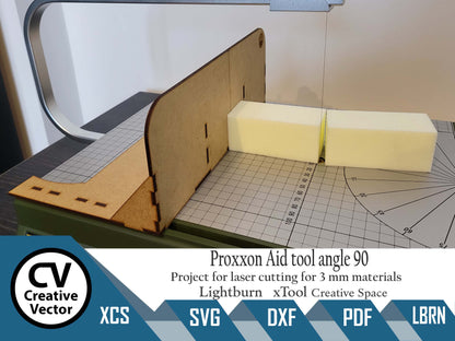 Aid tool angle 90 for Proxxon THERMOCUT 230