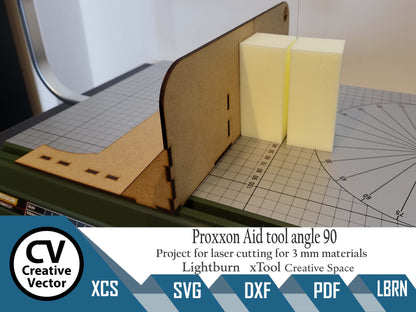 Aid tool angle 90 for Proxxon THERMOCUT 230