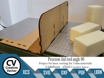 Aid tool angle 90 for Proxxon THERMOCUT 230