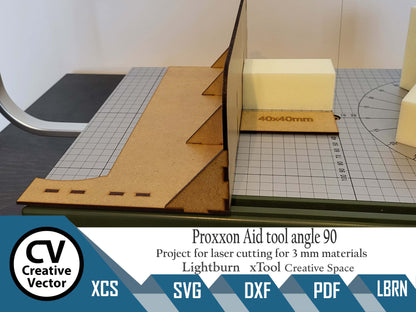 Aid tool angle 90 for Proxxon THERMOCUT 230