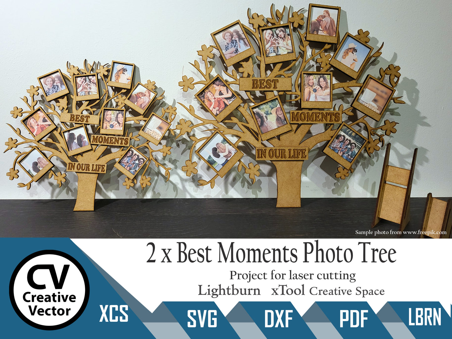 2 Projects Best Moments Photo Tree Bigger and Smaller