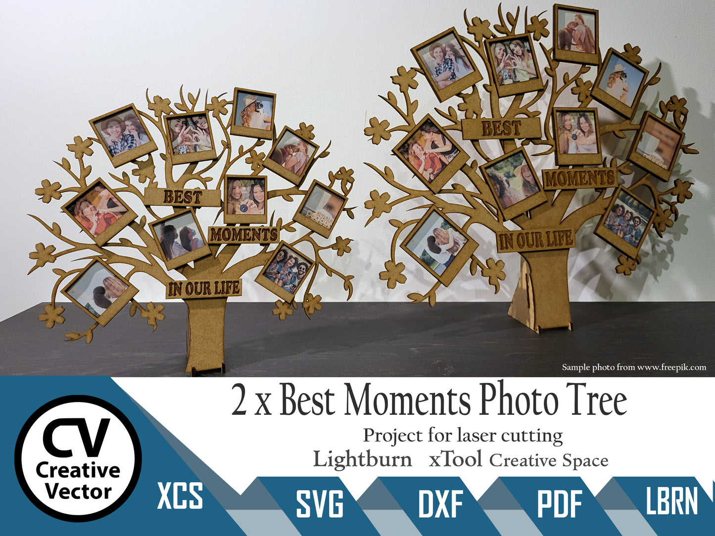 2 Projects Best Moments Photo Tree Bigger and Smaller