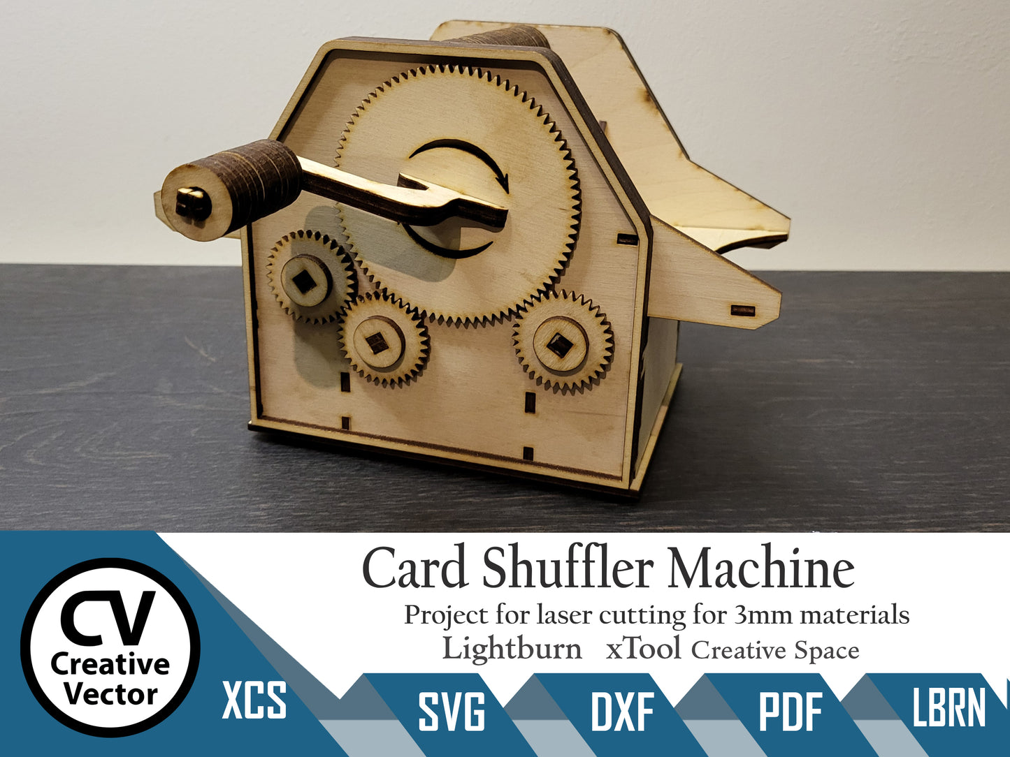 Card Shuffler Machine for laser cutting