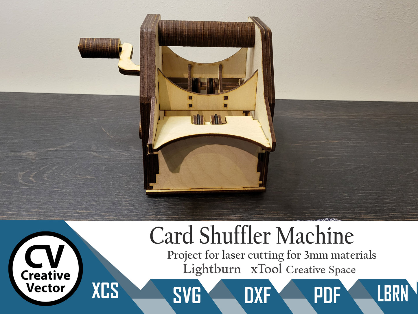 Card Shuffler Machine for laser cutting