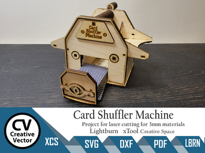 Card Shuffler Machine for laser cutting