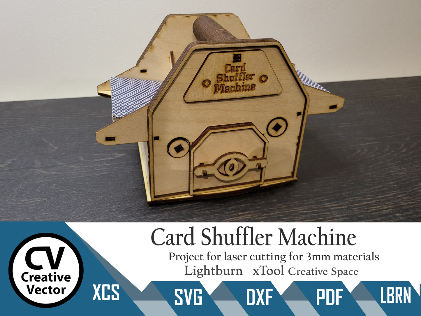 Card Shuffler Machine for laser cutting