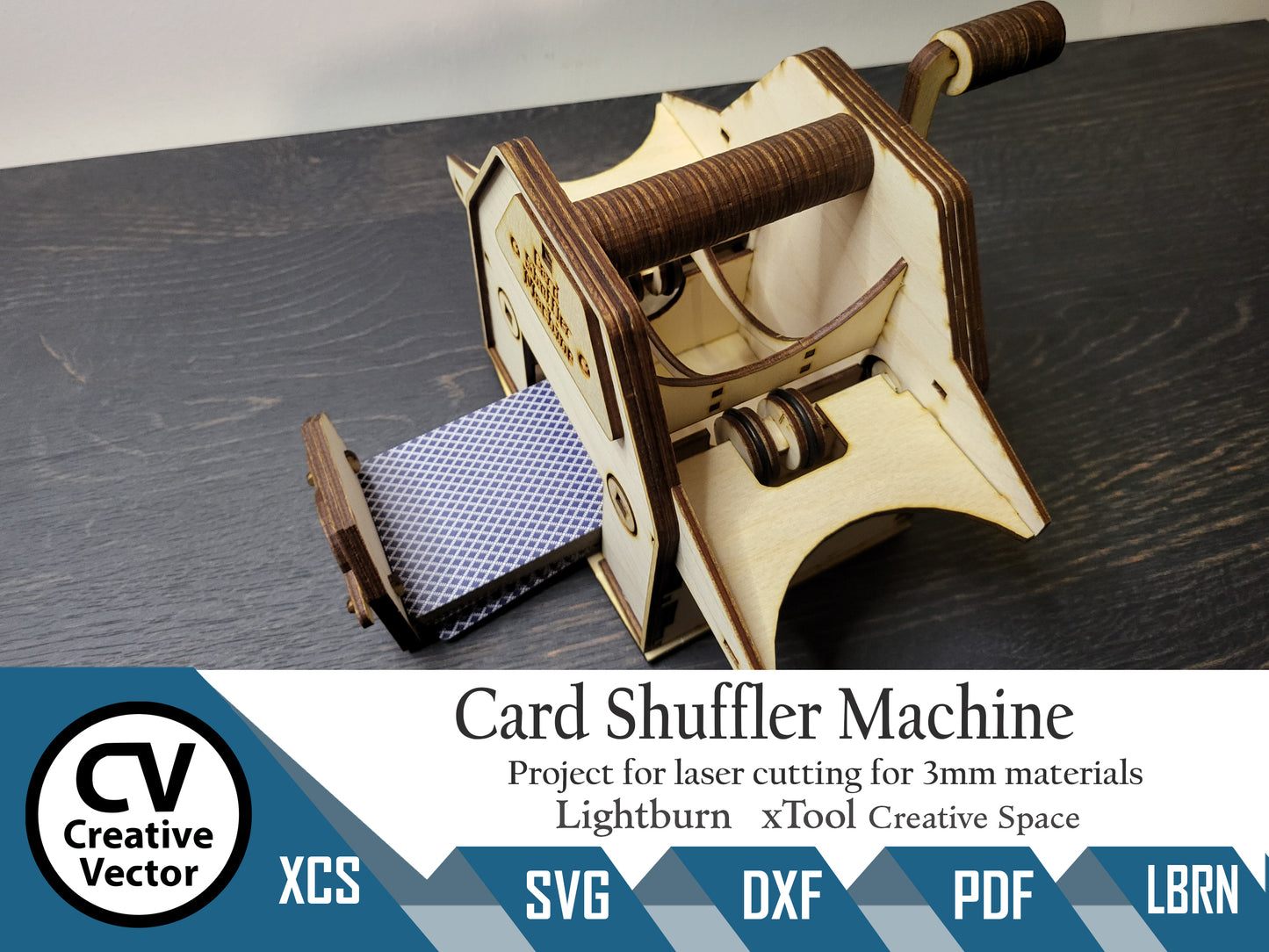 Card Shuffler Machine for laser cutting