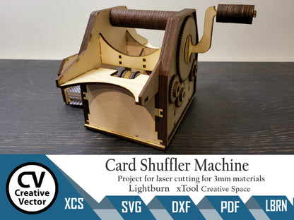 Card Shuffler Machine for laser cutting