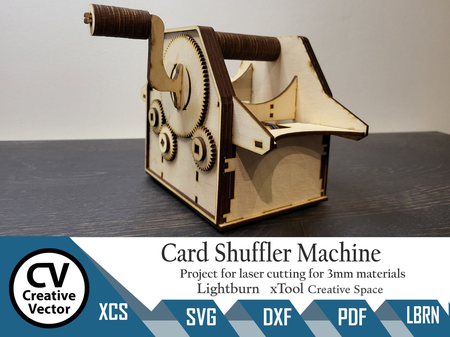 Card Shuffler Machine for laser cutting