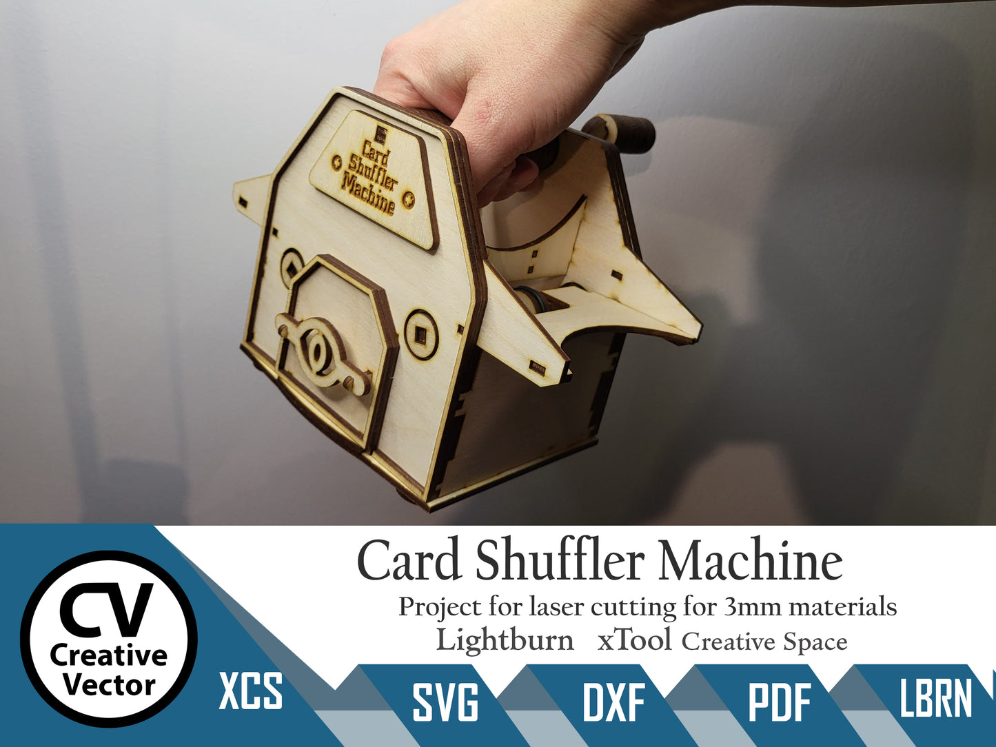 Card Shuffler Machine for laser cutting