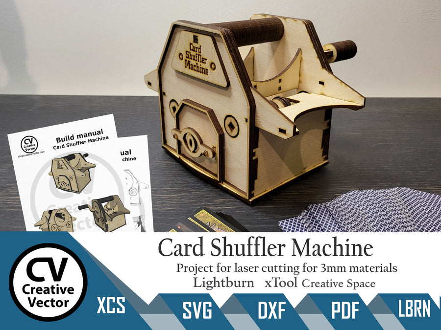 Card Shuffler Machine for laser cutting Gift
