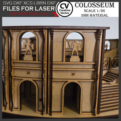COLOSSEUM in scale 1/56  for 3mm materials
