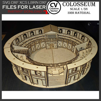 COLOSSEUM in scale 1/56  for 3mm materials