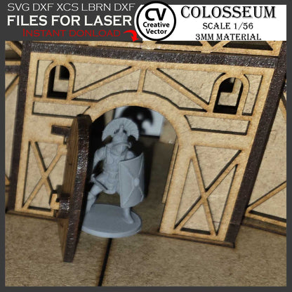 COLOSSEUM in scale 1/56  for 3mm materials
