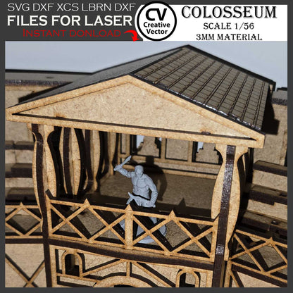 COLOSSEUM in scale 1/56  for 3mm materials