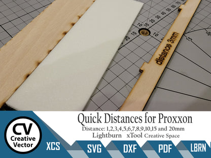 Quick Distances for Proxxon THERMOCUT 230